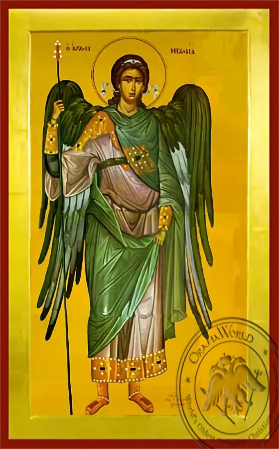 Archangel Michael, Full Body - Byzantine Icon