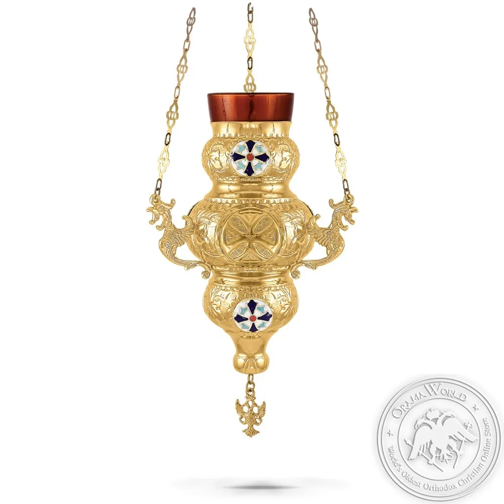 Hanging Oil Candle No2 Enamel Corfu