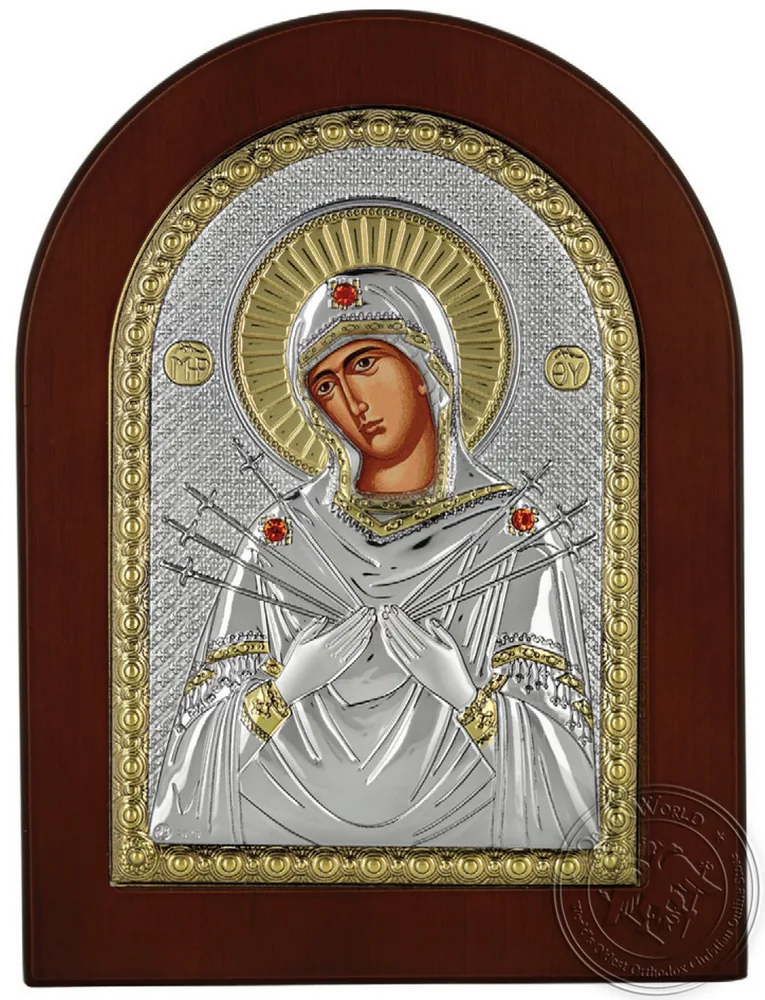 ღვთისმშობელი შვიდისრიანი, ვერცხლის ხატი