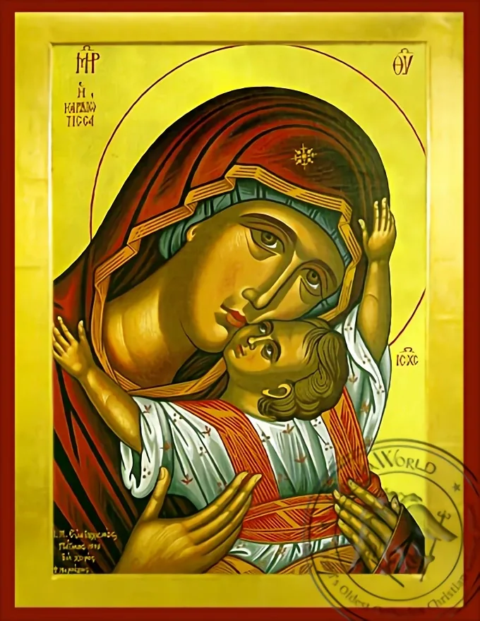 Богородица Умиление Кардиотисса, византийская икона