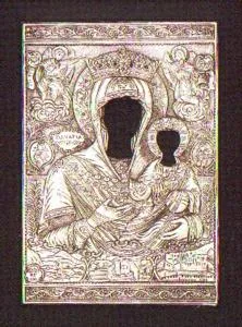 Миртидиотисса, серебряная икона