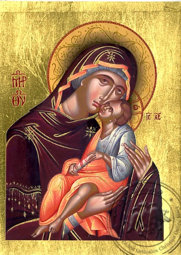 ღვთისმშობელი ყრმით, ტკბილად ამბორისმყოფელი, ხელნაწერი ხატი