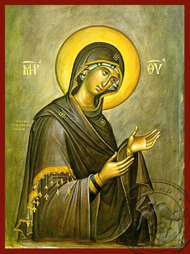 ღვთისმშობელი, მავედრებელი, ხელნაწერი ხატი