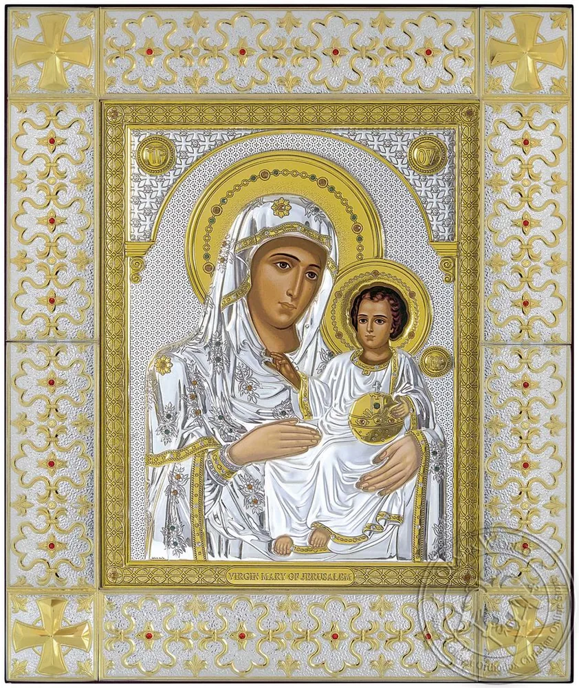 იერუსალიმის ღვთისმშობელი, ვერცხლის ხატი