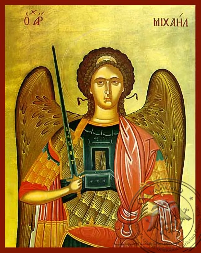 მთავარანგელოზი მიქაელი, ხელნაწერი ხატი