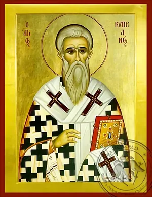 Saint Cyprian - Byzantine Icon
