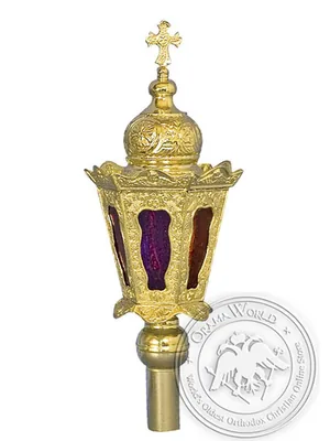 Byzantine Lantern Press C Gold Plated