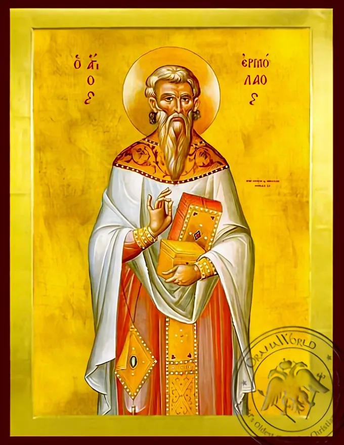 წმინდა ერმოლაოსი, მღვდელმოწამე, ბიზანტიური ხატი
