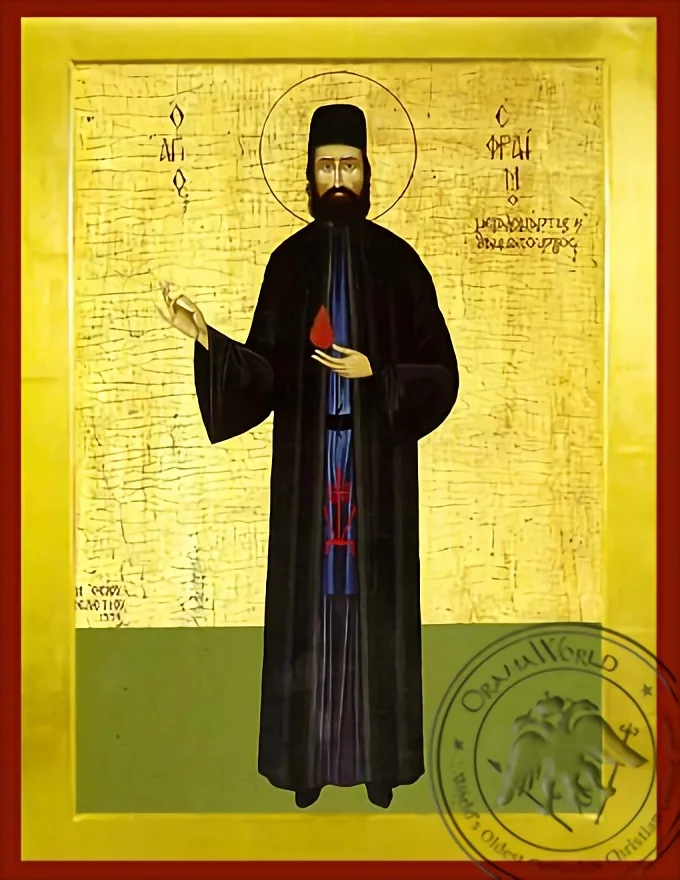 Saint Ephraim of Mount Amomon - Byzantine Icon