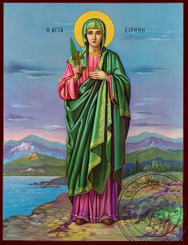 Saint Irene - Nazarene Art Icon
