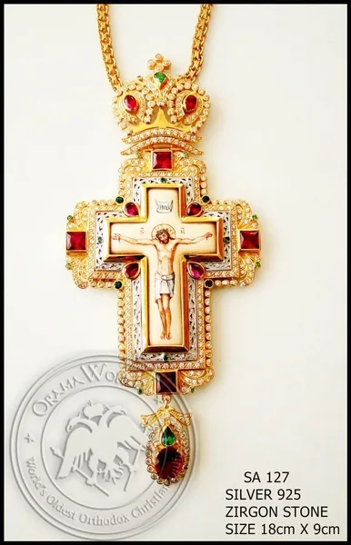 Серебряный нательный крест, 127