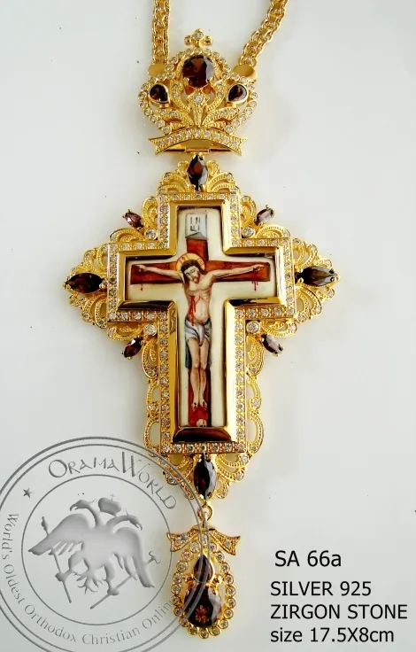 Silver Pectoral Cross - 066