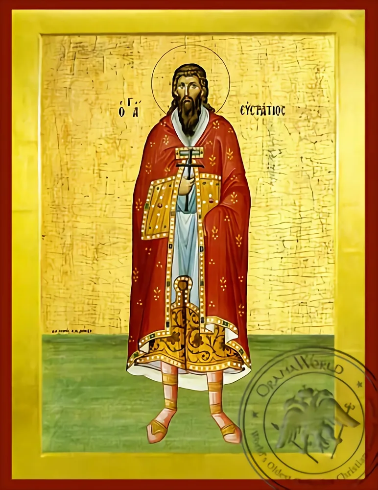 წმინდა ევსტრატი, ბიზანტიური ხატი