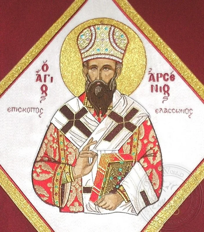 წმინდა არსენი ეპისკოპოსი ელასონა, სამღვდელო ენქერი