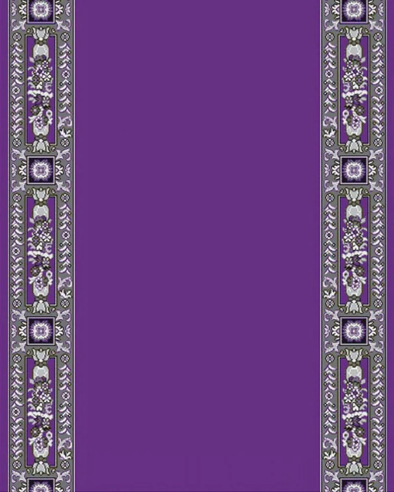 Ecclesiastical Corridor with Decoration in Purple Color