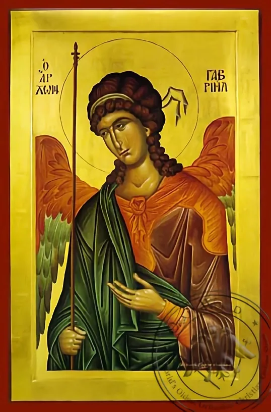 მთავარანგელოზი გაბრიელი, ბიზანტიური ხატი