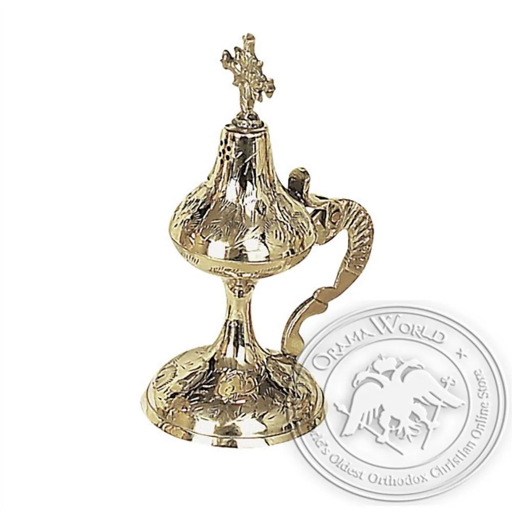 Byzantine Brass Home Censer - H41