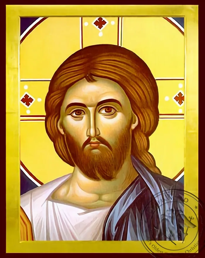 ქრისტე, ფრაგმენტი (ასლი ნაშრომი მანუელი პანსელინოსი), ბიზანტიური ხატი
