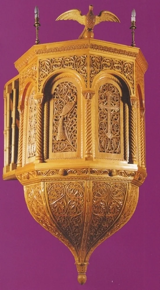 Pulpit Woodcarved
