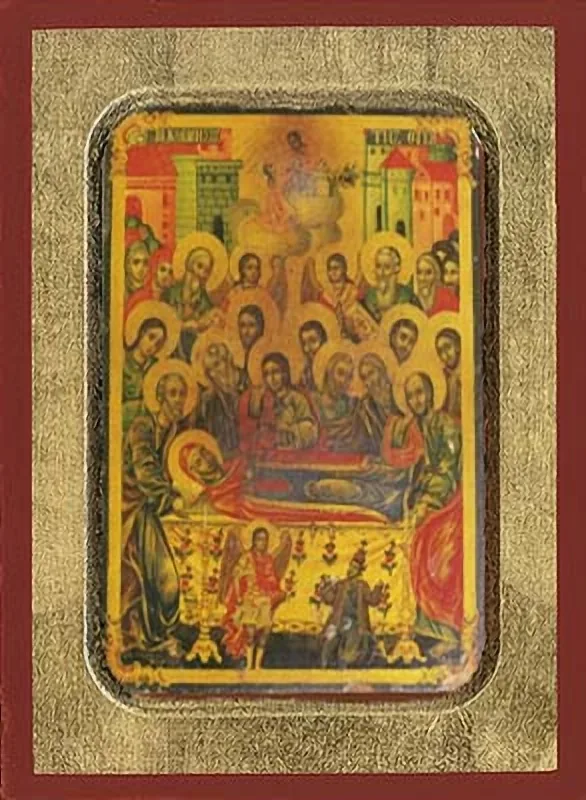 Успение Пресвятой Богородицы, византийская икона под старину