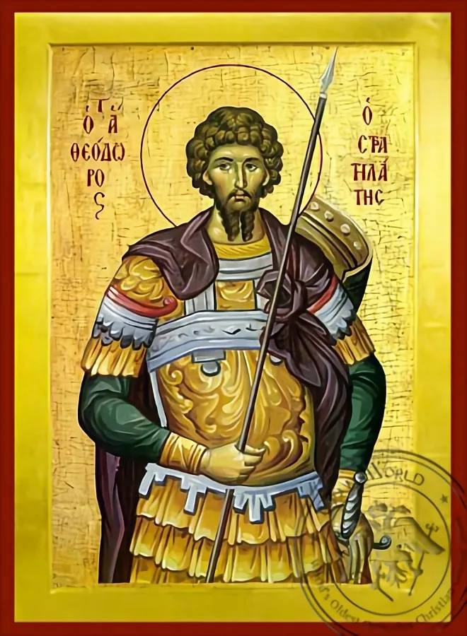 წმინდა თეოდორე სტრატილატი, ბიზანტიური ხატი