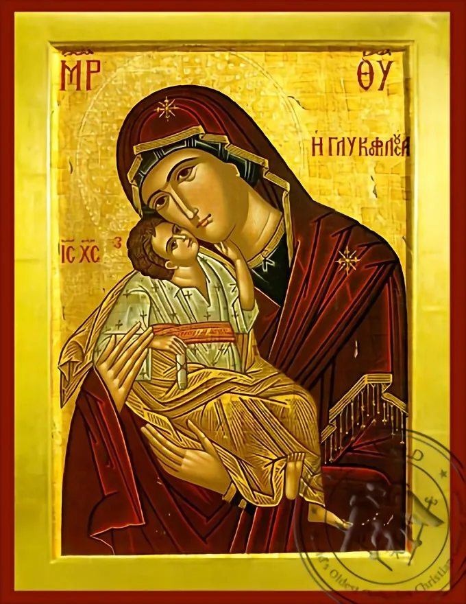 ღვთისმშობელი ყრმით, ტკბილად ამბორისმყოფელი, ბიზანტიური ხატი