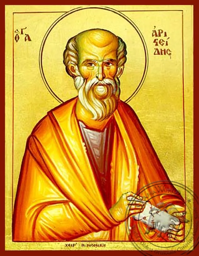 Saint Aristides - Hand-Painted Icon