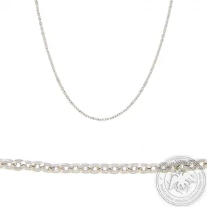 ძეწკვი 14 K თეთრი ოქროს