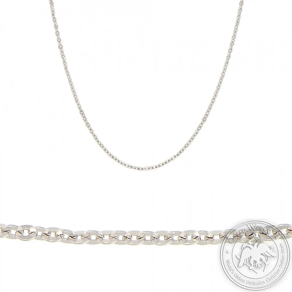 ძეწკვი 14 K თეთრი ოქროს