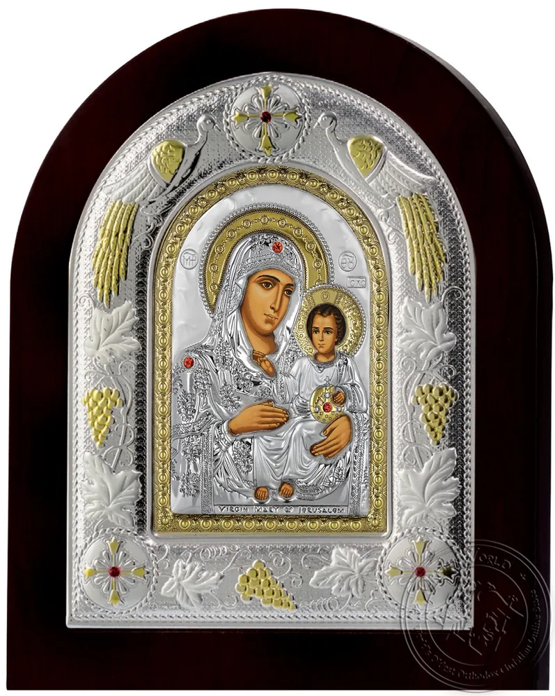 იერუსალიმის ღვთისმშობელი, ვერცხლის ხატი
