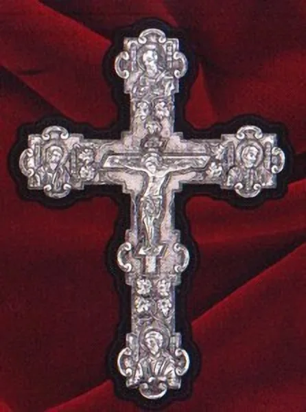 Silver 925 Cross Round Edges