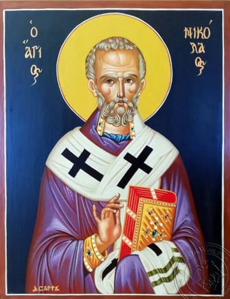 წმინდა ნიკოლოზი, თანამედროვე ორიგინალური ხატის ასლი