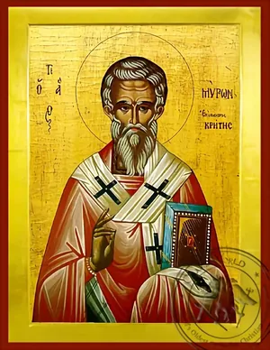Saint Myron of Crete - Byzantine Icon