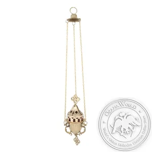 Byzantine Brass Hanging Oil Candle