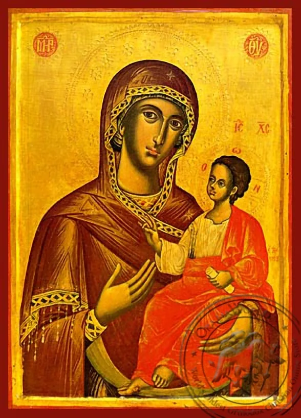 Virgin and Child, Hodegetria - Hand Painted Icon