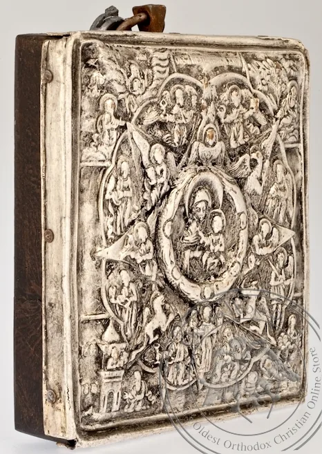 Holy Theotokos the Unburnt Bush - Handmade Silver Icon