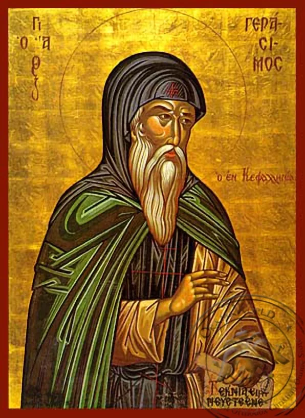 Saint Gerasimus the New Ascetic of Cephalonia, Greece - Hand Painted Icon