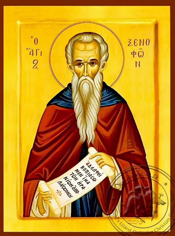 Saint Xenophon, of Constantinople - Byzantine Icon