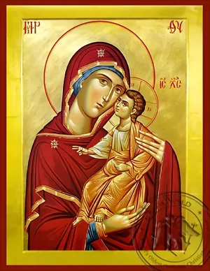 ღვთისმშობელი ყრმით, ტკბილად ამბორისმყოფელი, ბიზანტიური ხატი