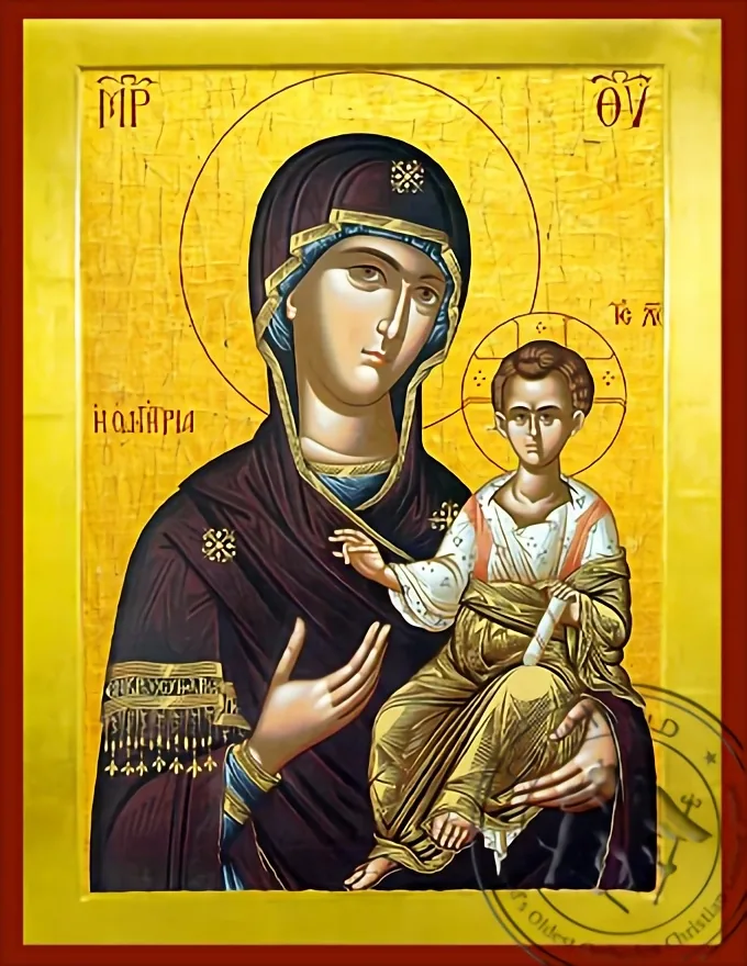 ღვთისმშობელი ყრმით, ოდიგიტრია, ბიზანტიური ხატი