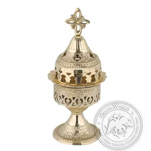 Byzantine Brass Home Oil Lamp - H98