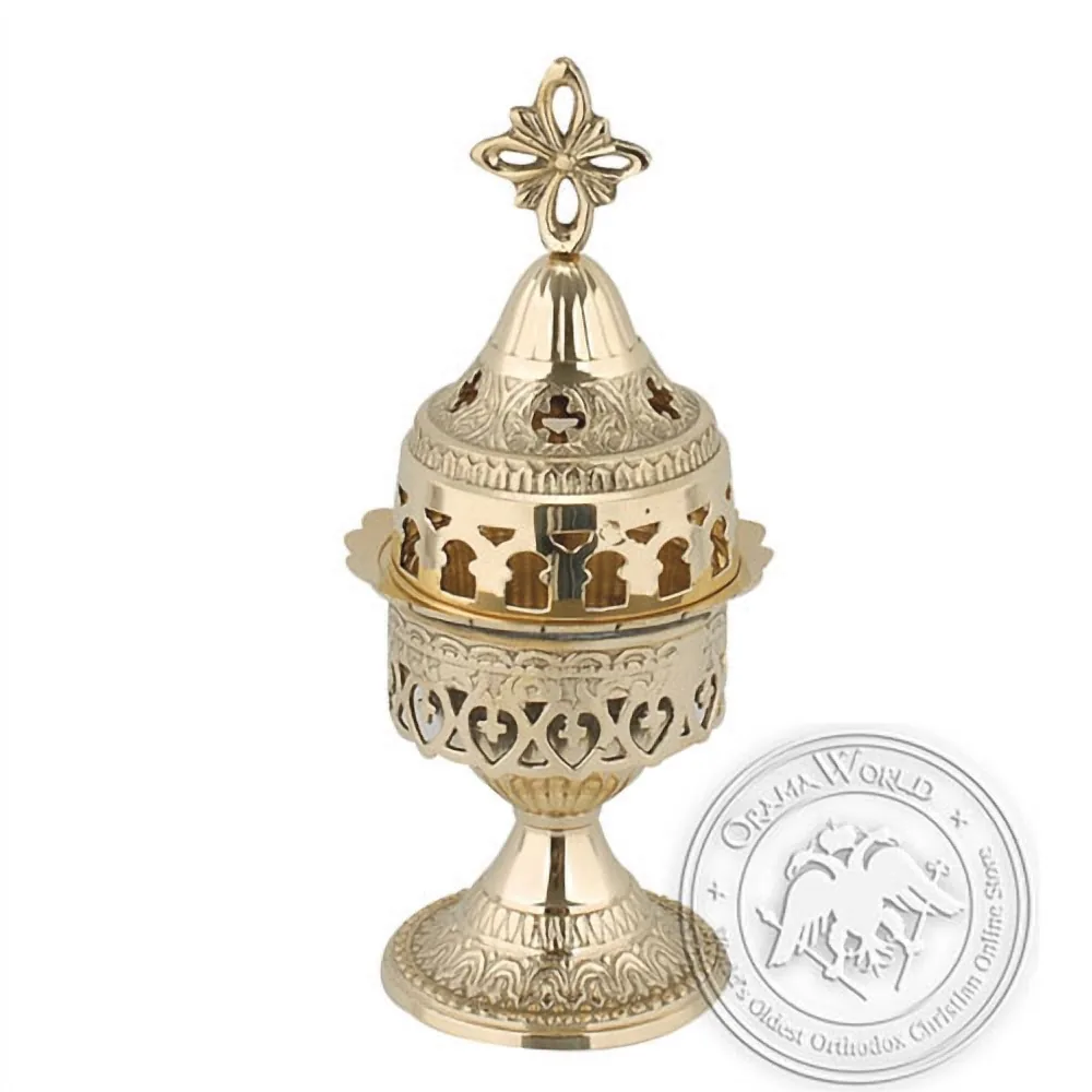 Byzantine Brass Home Oil Lamp - H98
