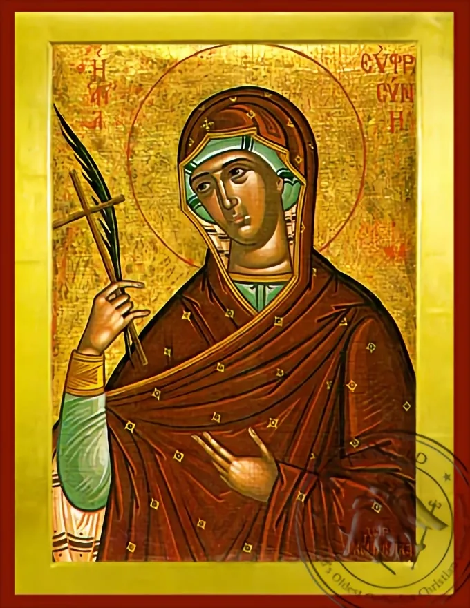 Saint Euphrosyne of Alexandria - Byzantine Icon