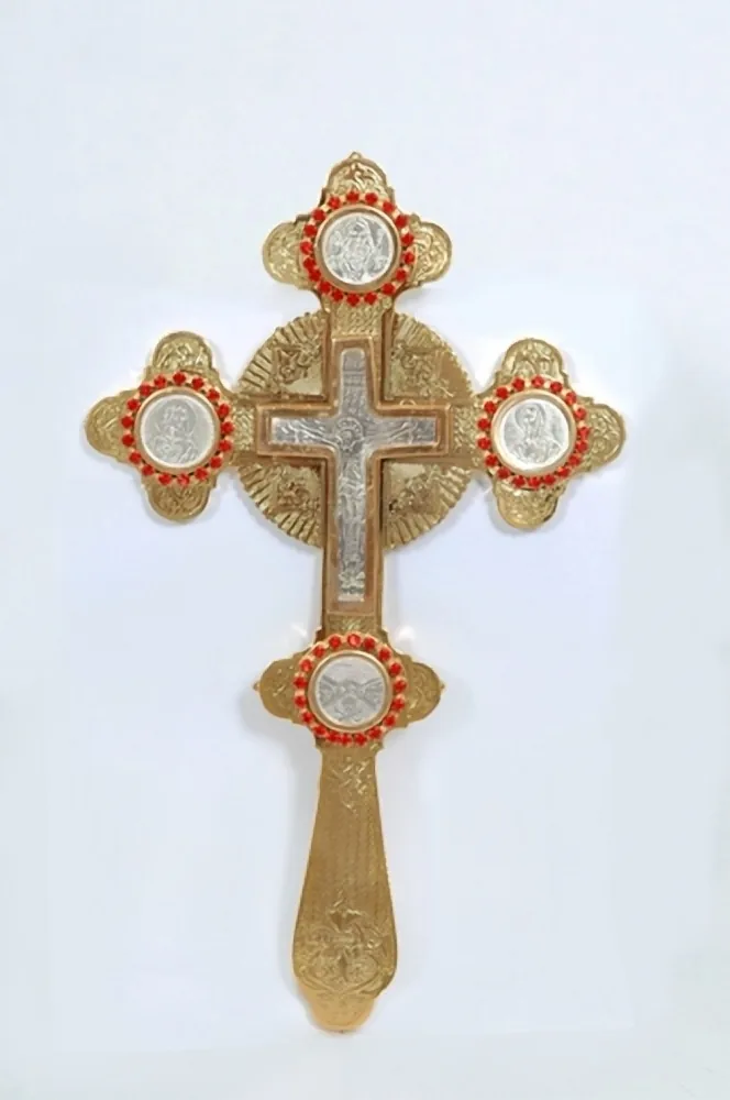Blessing Cross D30 Two Color with Stones