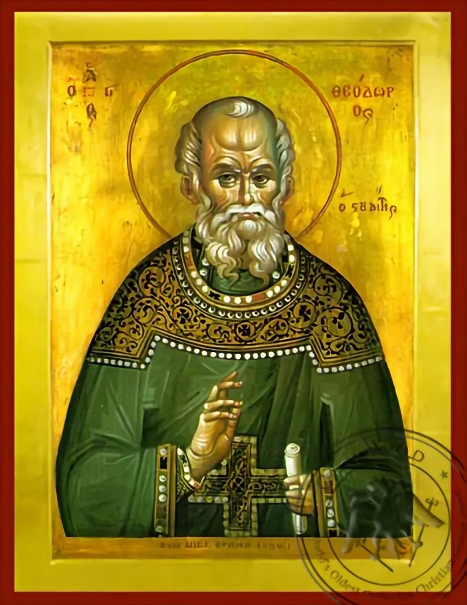 Saint Theodore the Confessor, Abbot of the Studion - Byzantine Icon