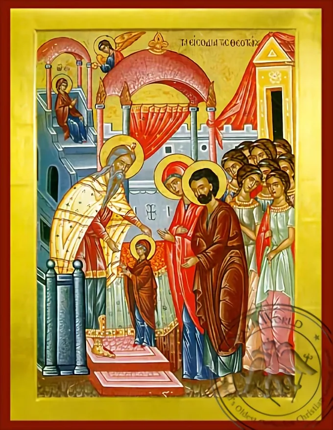 The Presentation of the Virgin in the Temple - Byzantine Icon
