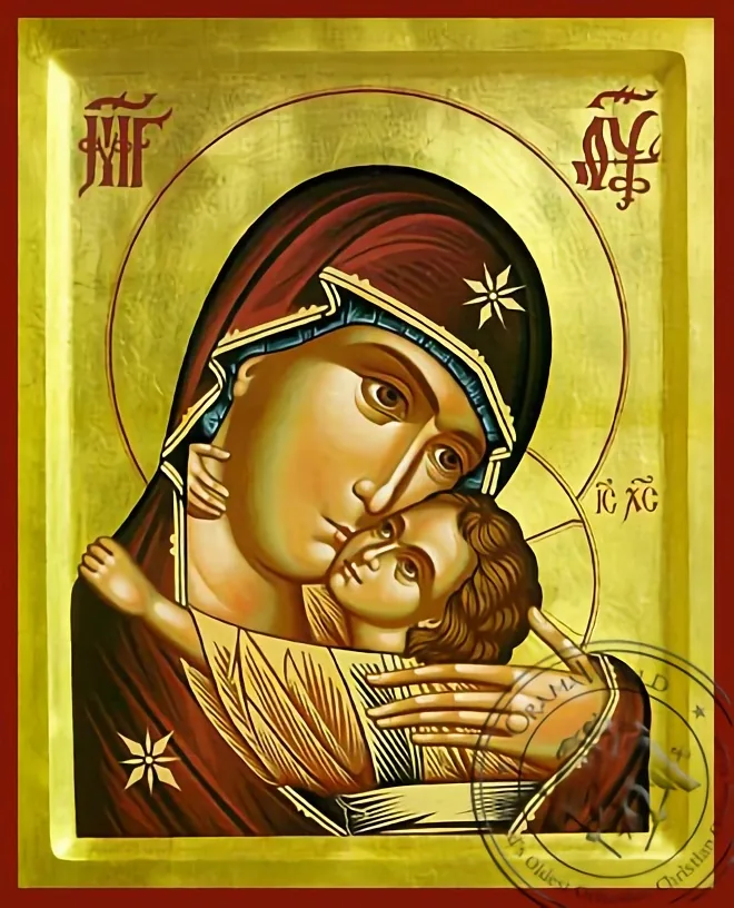 ღვთისმშობელი ტკბილად ამბორისმყოფელი ფსკოვი, ბიზანტიური ხატი