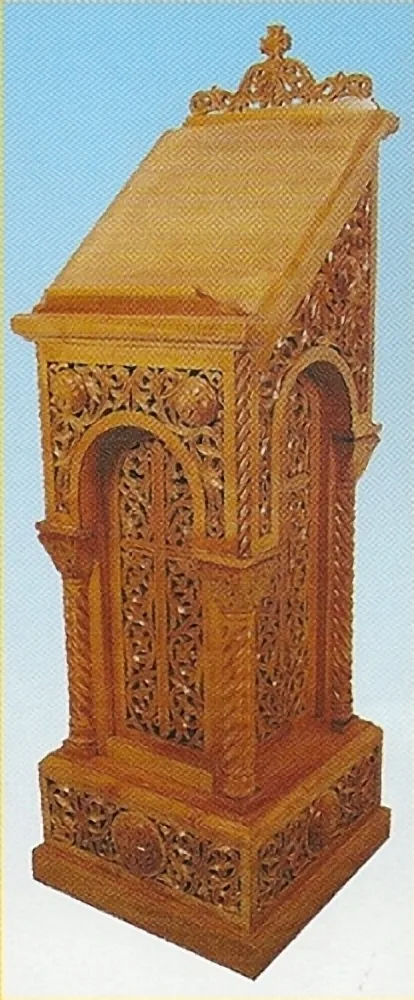 Iconstand Woodcarved Design 4