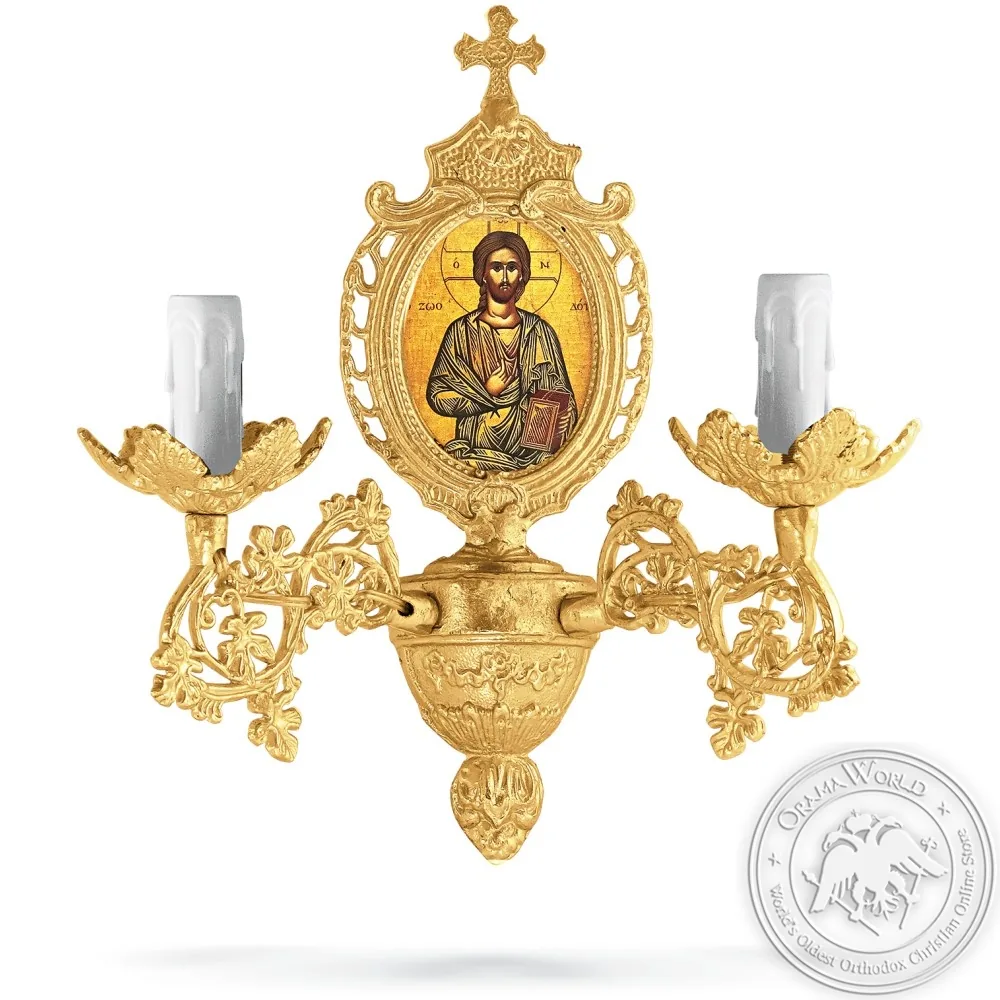 Aplice Aluminium No2 Gold Plated - 2 Lights