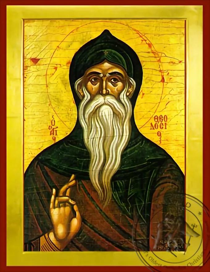 Saint Theodosius, the Cenobiarch - Byzantine Icon